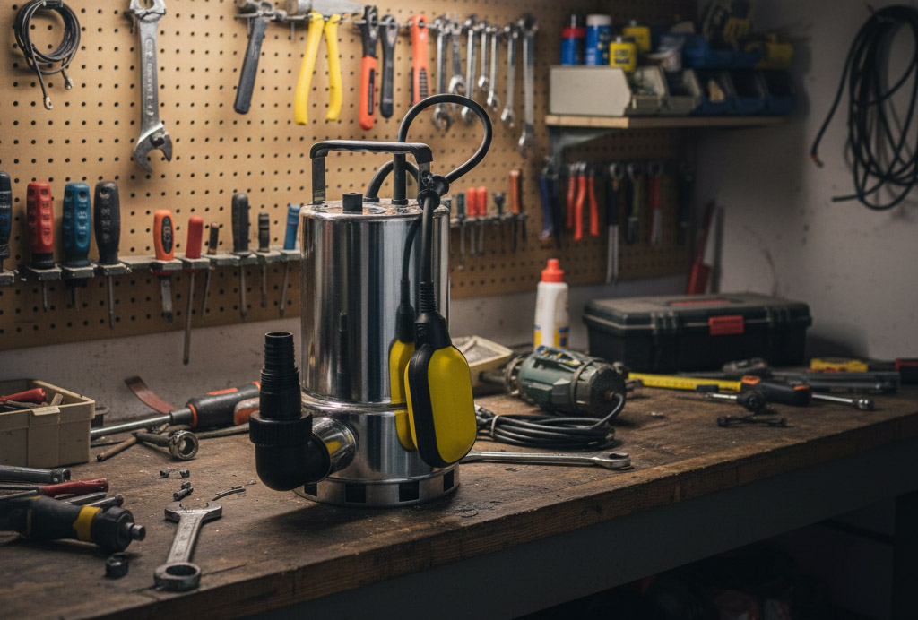 Popljavljena klet? Ni problema, tukaj je potopna črpalka za to.